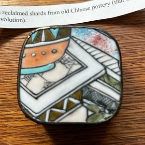Antique Chinese Shard Trinket Box